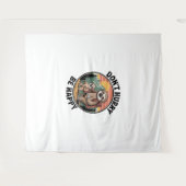 Tenture Ne vous dépêchez pas, soyez heureux de l'équipe of (Devant (Horizontal))