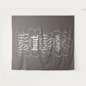 Tenture NE VOUS INQUIÉTEZ DE RIEN - Christian Calligraphy (Devant (Horizontal))