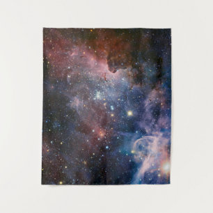 Tenture Nébuleuse de la Carène Red & Blue Télescope Hubble