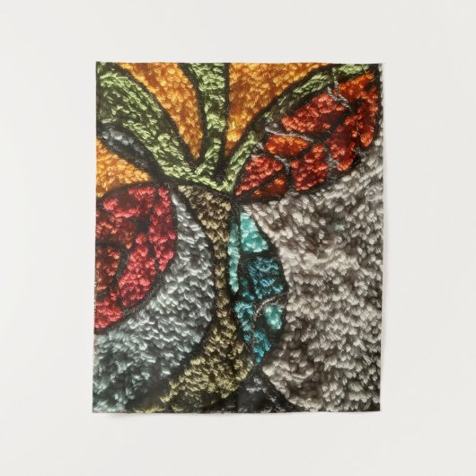 Tenture Needle Punch Fall Design/abstract/mid-century mode (Devant)