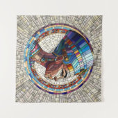 Tenture Néfertiti égyptien - Art Mosaïque (Devant (Horizontal))