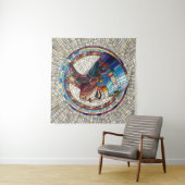 Tenture Néfertiti égyptien - Art Mosaïque (En situation (horizontale))