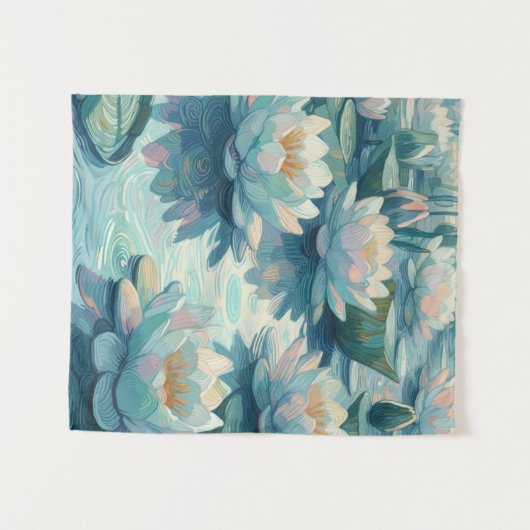 Tenture Nénuphars (Devant (Horizontal))