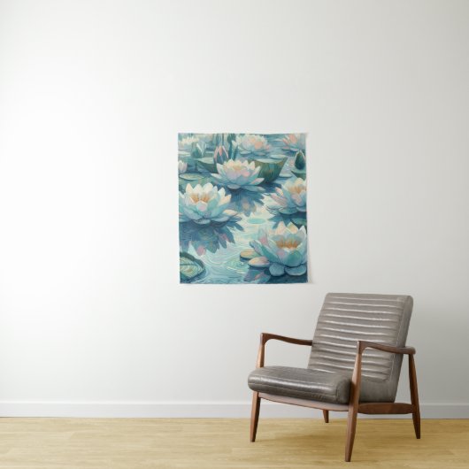 Tenture Nénuphars (En situation)