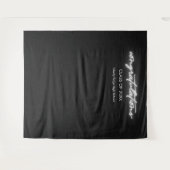 Tenture Neon Black wall Graduation Photo Booth (Devant (Horizontal))