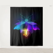 Tenture Neon Firefly sur noir (Devant)