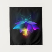 Tenture Neon Firefly sur noir (Devant)