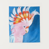 Tenture Neon Mohawk - Cockatoo rose (Devant)