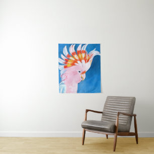 Tenture Neon Mohawk - Cockatoo rose