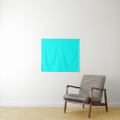 Tenture Néon turquoise clair tonalité moderne tendance (En situation (horizontale))