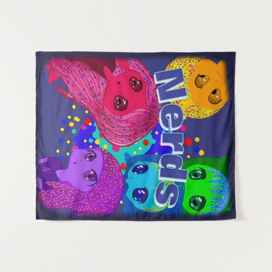 Tenture Nerds Tapestry (Devant (Horizontal))