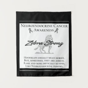 Tenture Neuroendocrine Cancer Sensibilisation Zebra Fort