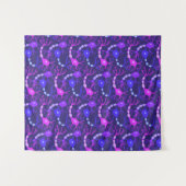 Tenture Neurones connectés Neon Purple (Devant (Horizontal))