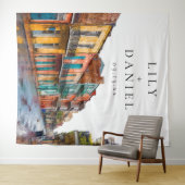 Tenture New Orleans Wedding Photo Backdrop (En situation (horizontale))