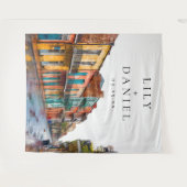 Tenture New Orleans Wedding Photo Backdrop (Devant (Horizontal))