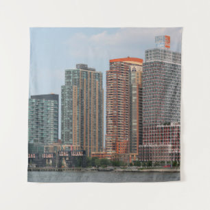 Tenture NEW YORK - 5 JUILLET 2015 : Long Island City water