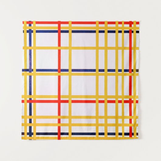 Tenture New York | Piet Mondrian | (Devant)