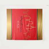 Tenture NEW YORK SKYLINE BROADWAY Photo-Op Backdrop (Devant (Horizontal))