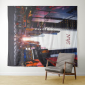 Tenture New York Times Carré (En situation (horizontale))