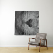 TENTURE NEZ DE CHAT EN NOIR ET BLANC (En situation (horizontale))