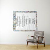 Tenture Nicene Creed Tapestry Christian Prayer Decor (En situation (horizontale))