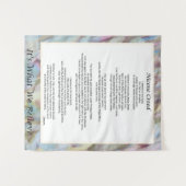 Tenture Nicene Creed Tapestry Christian Prayer Decor (Devant (Horizontal))