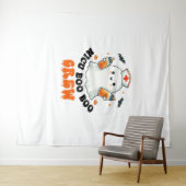 Tenture Nicu boo boo équipage halloween, Nicu Boo Crew Fun (En situation (horizontale))