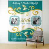 Tenture N'importe quel anniversaire de mariage Ajoutez vos (En situation)