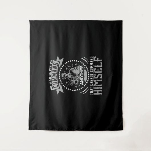 Tenture No Man Is Fit To Command (Devant)