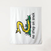 Tenture No step on snek memes (Devant)