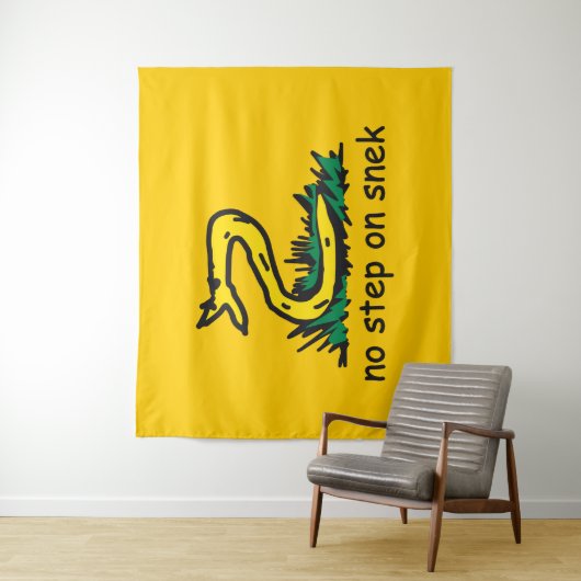 Tenture No step on snek memes (En situation)