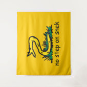 Tenture No step on snek memes (Devant)