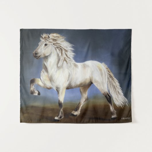 Tenture Noblesse du cheval (Devant (Horizontal))