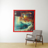 Tenture Noël Carol Fantôme de Noël Futur (En situation (horizontale))