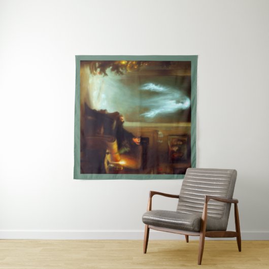 Tenture Noël Carol Fantôme de Noël Passé (En situation (horizontale))