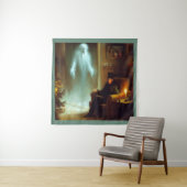 Tenture Noël Carol Fantôme de Noël Passé (En situation)