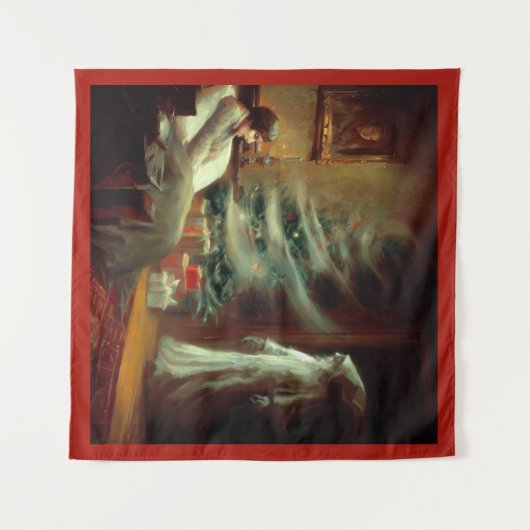 Tenture Noël Carol Fantôme de Noël présent (Devant (Horizontal))