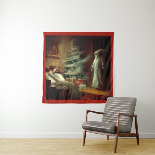 Tenture Noël Carol Fantôme de Noël présent (En situation)