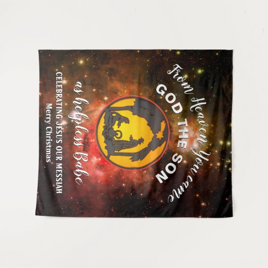 Tenture Noël chrétien de la Nativité (Devant (Horizontal))