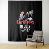 Tenture Noël En Juillet (En situation)