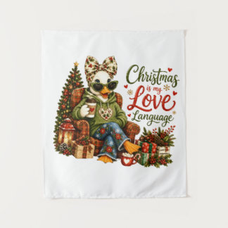 Tenture Noël est mon langage de l'amour