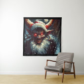 Tenture Noël Krampus 1 (En situation)