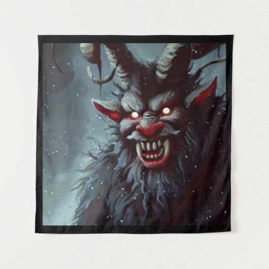Tenture Noël Krampus 2 (Devant)