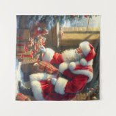 Tenture Noël Père Noël 3 (Devant (Horizontal))