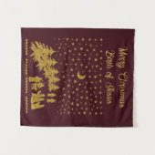 Tenture Noël religieux, Naissance de Jésus (Devant (Horizontal))