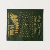 Tenture Noël religieux, Naissance de Jésus (Devant (Horizontal))