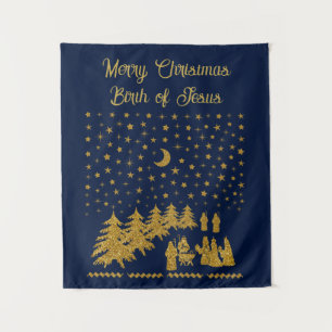 Tenture Noël religieux, Naissance de Jésus