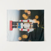 Tenture Noël SlipperyJoe nutcracker figurine ornement (Devant (Horizontal))