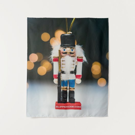 Tenture Noël SlipperyJoe nutcracker figurine ornement (Devant)