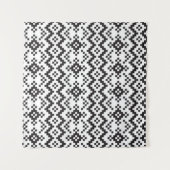 Tenture Noël Snowflakes Fair Isle Seamless Patternart (Devant (Horizontal))